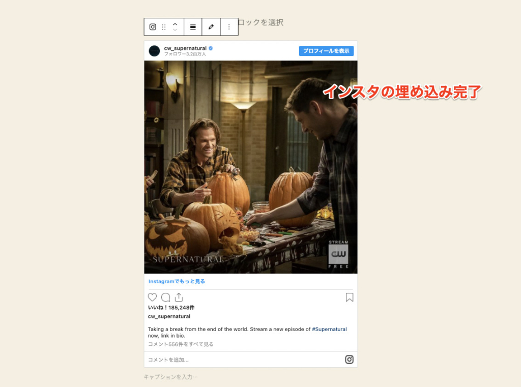 インスタの画像を埋め込み ワードプレスの記事に使う方法と注意点 さき Official Blog